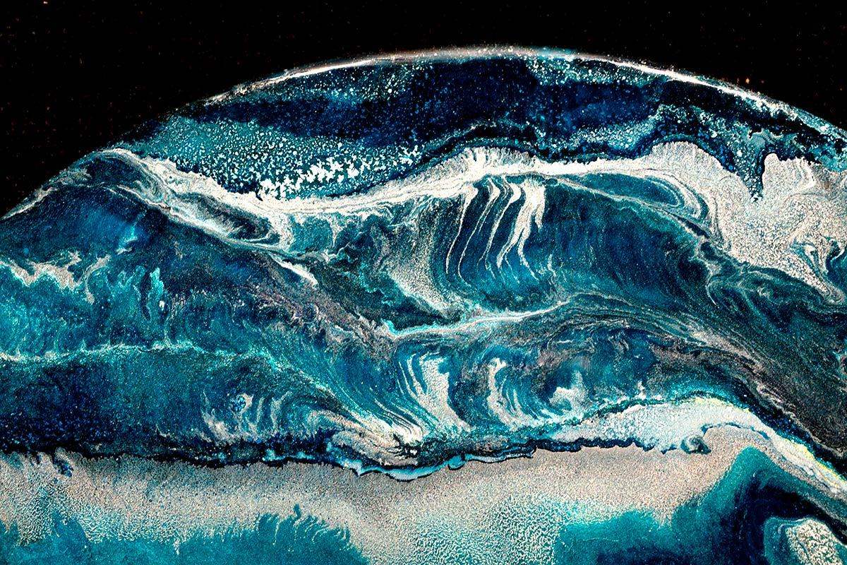 Sea - Original by artist Laura Beck - Wyecliffe Galleries