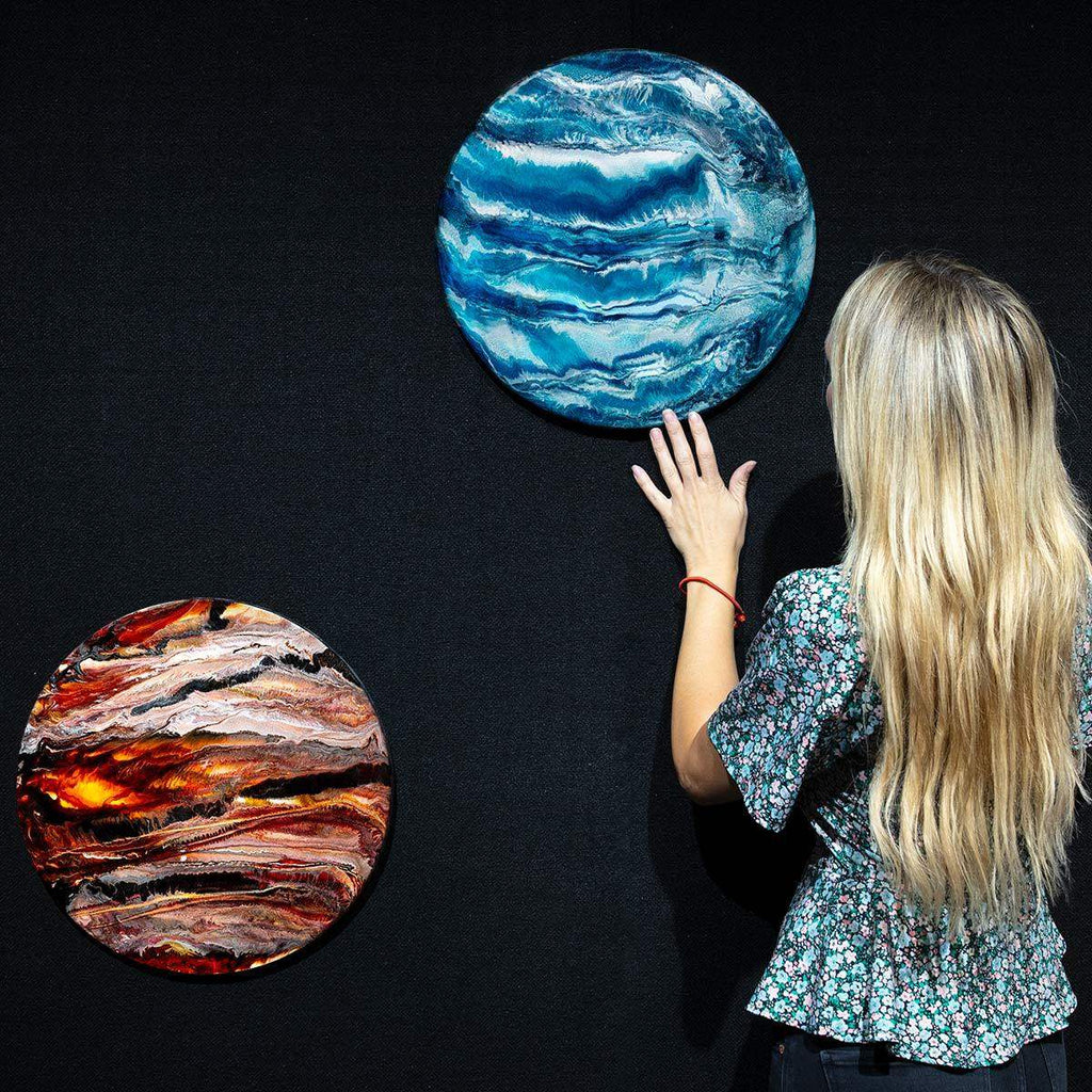 Sea - Original by artist Laura Beck - Wyecliffe Galleries