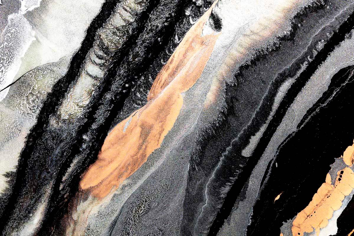 Silver Streams - Original by artist Laura Beck - Wyecliffe Galleries