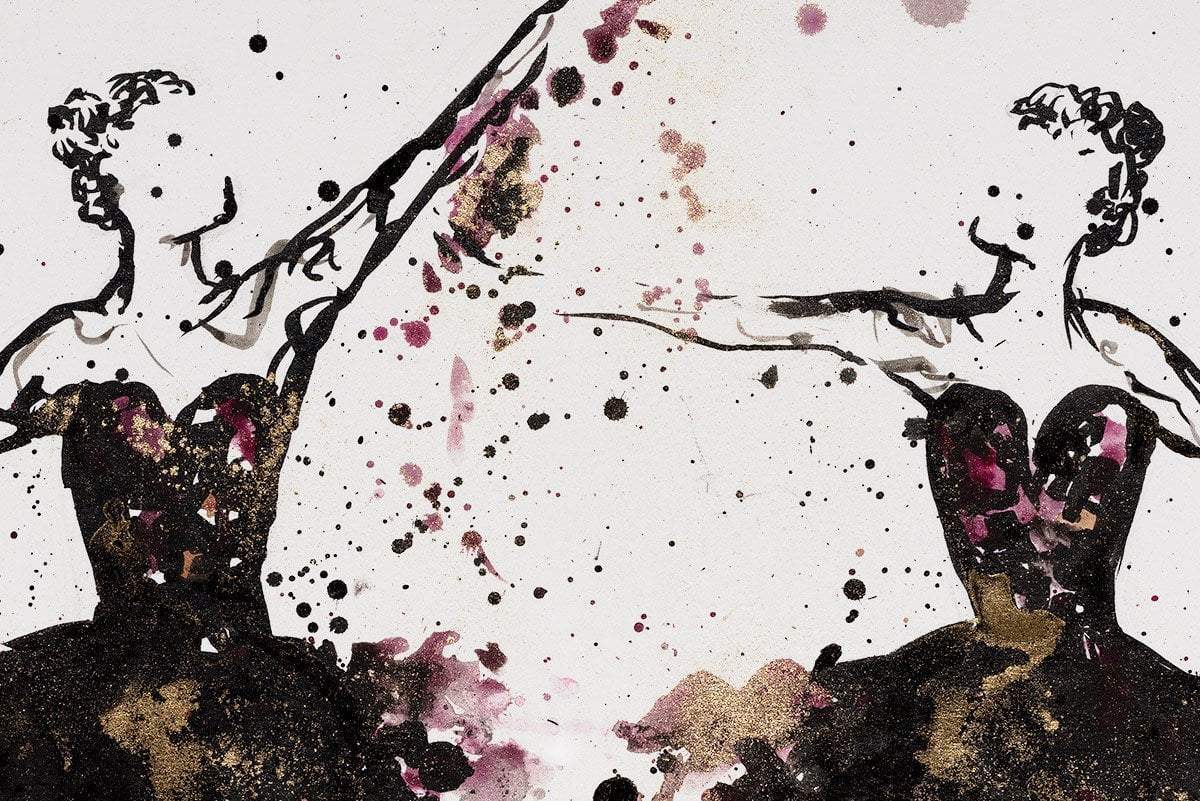 Simultaneously - Orignal - SOLD by artist Laura Beck - Wyecliffe Galleries