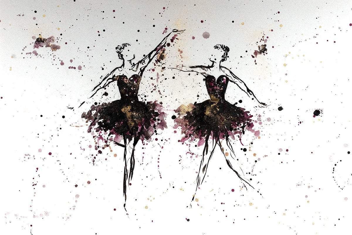 Simultaneously - Orignal - SOLD by artist Laura Beck - Wyecliffe Galleries