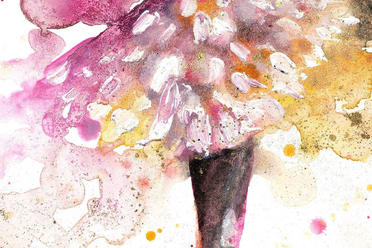 Splash of Colour - Original - SOLD by artist Laura Beck - Wyecliffe Galleries