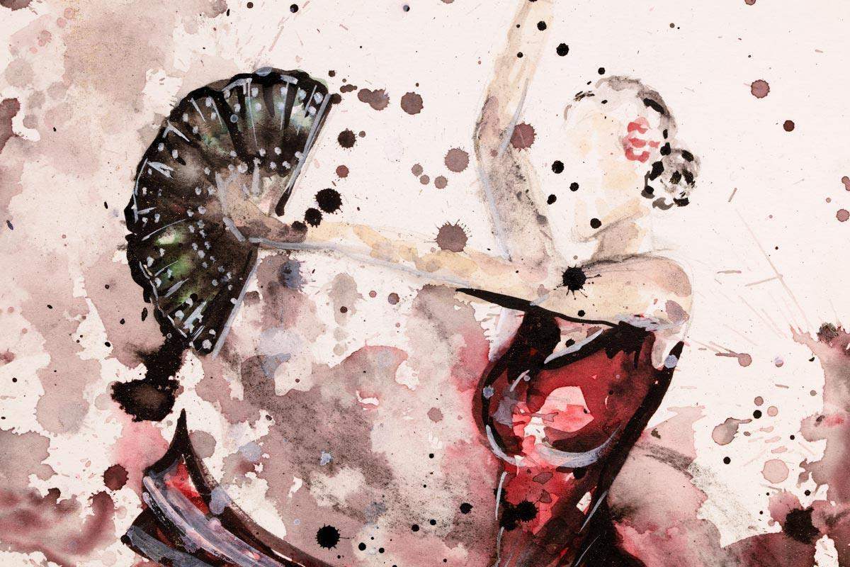 Tabolas - Original - SOLD by artist Laura Beck - Wyecliffe Galleries