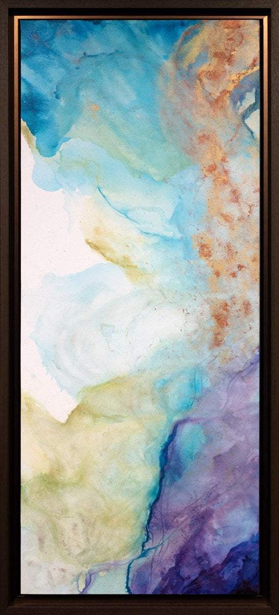 Tidal Triptych - Original - SOLD by artist Laura Beck - Wyecliffe Galleries