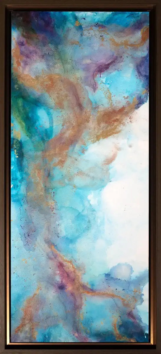 Tidal Triptych - Original - SOLD by artist Laura Beck - Wyecliffe Galleries