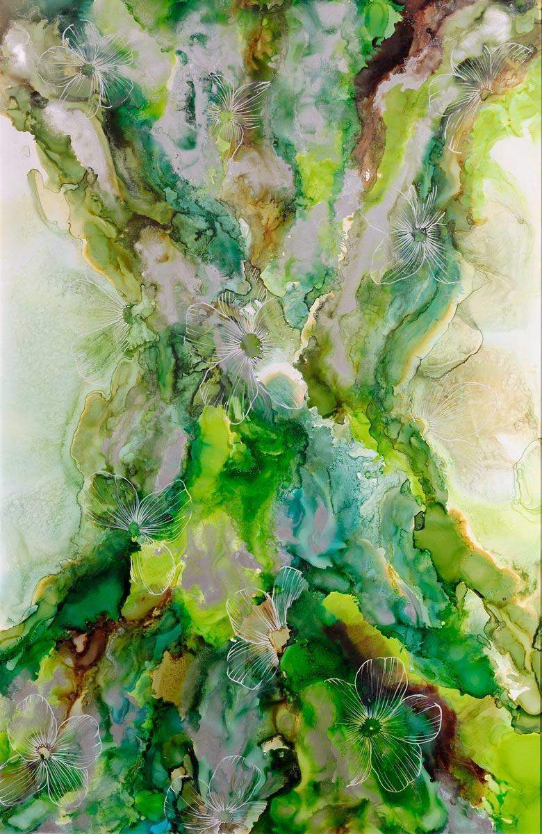 Volvic - Original by artist Laura Beck - Wyecliffe Galleries