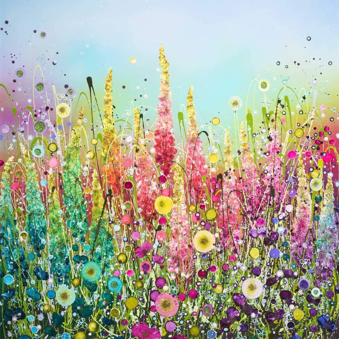 All The Exquisite Flowers - SOLD by artist Leanne Christie - Wyecliffe Galleries