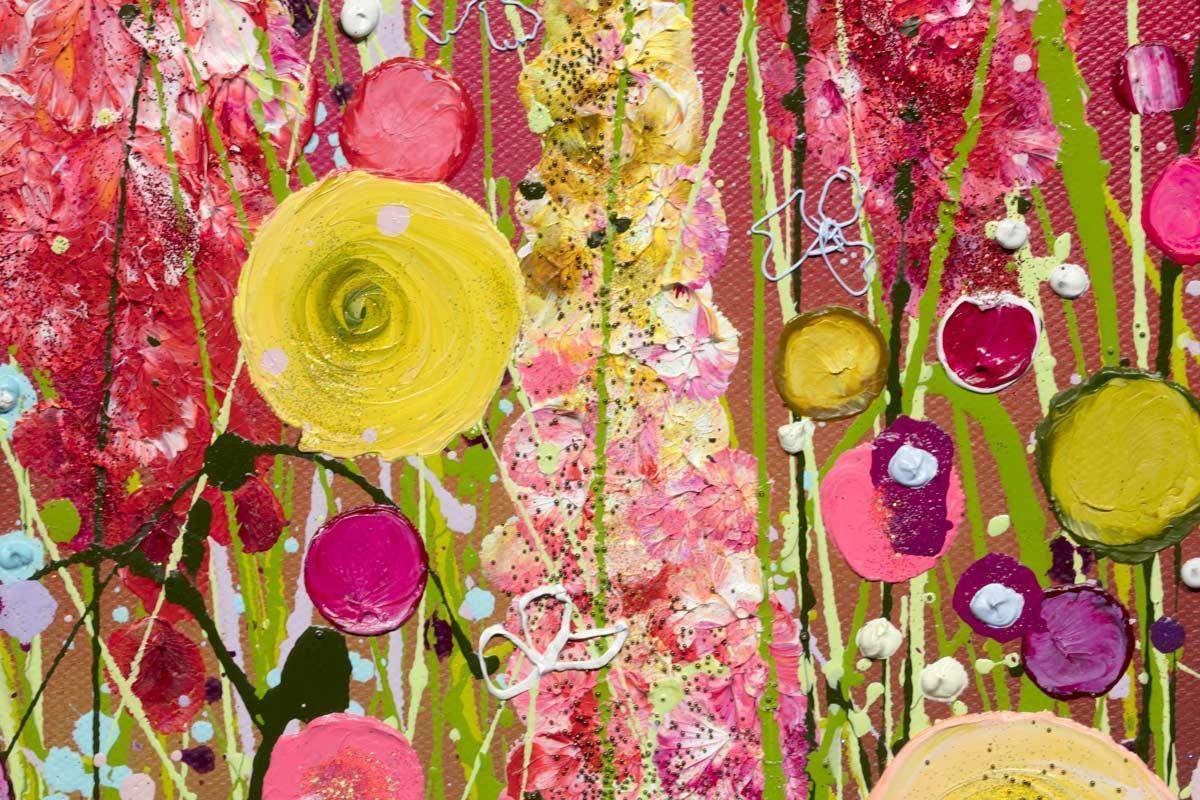 All The Exquisite Flowers - SOLD by artist Leanne Christie - Wyecliffe Galleries