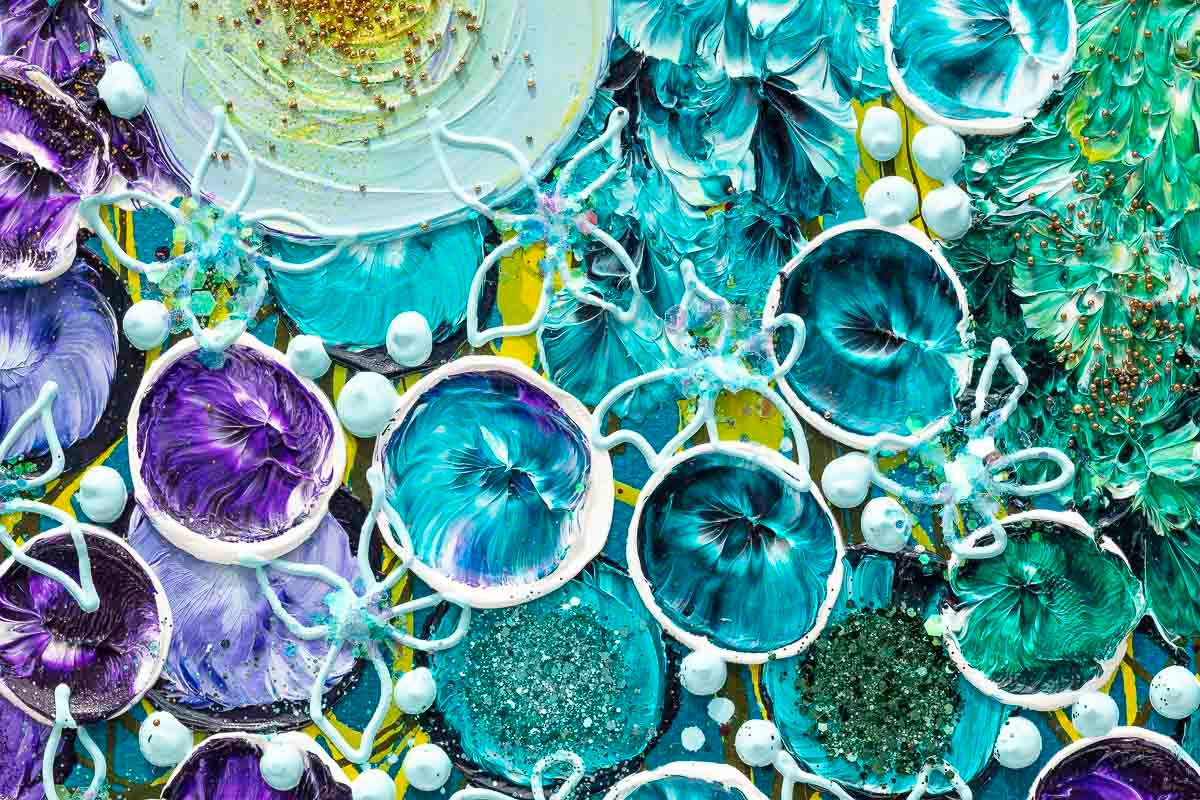 Caressed By Your Kisses - Original - SOLD by artist Leanne Christie - Wyecliffe Galleries