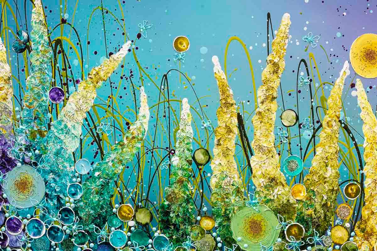 Caressed By Your Kisses - Original - SOLD by artist Leanne Christie - Wyecliffe Galleries