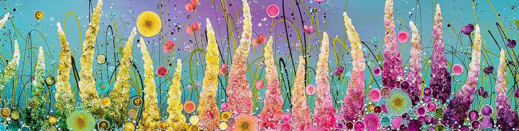 Caressed By Your Kisses - Original - SOLD by artist Leanne Christie - Wyecliffe Galleries