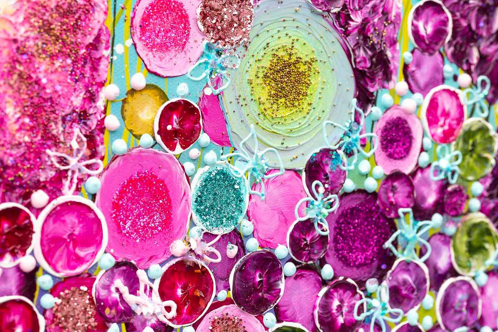 Caressed By Your Kisses - Original - SOLD by artist Leanne Christie - Wyecliffe Galleries