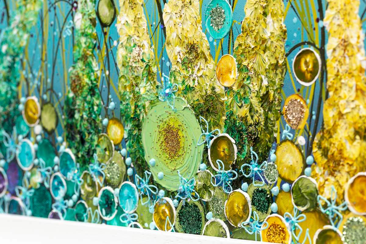 Caressed By Your Kisses - Original - SOLD by artist Leanne Christie - Wyecliffe Galleries