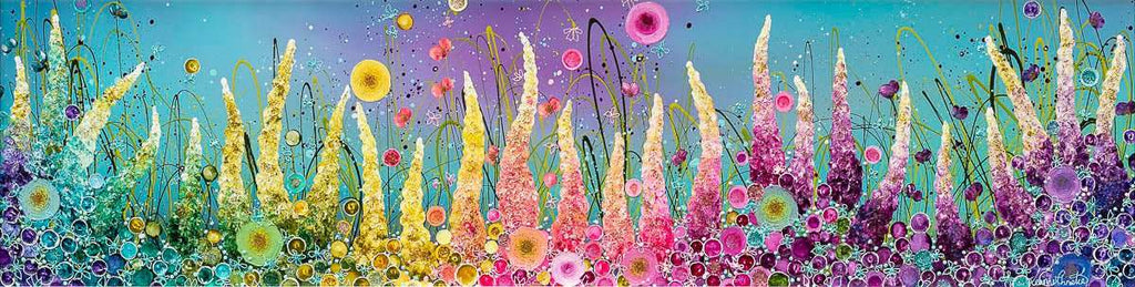 Caressed By Your Kisses - Original - SOLD by artist Leanne Christie - Wyecliffe Galleries