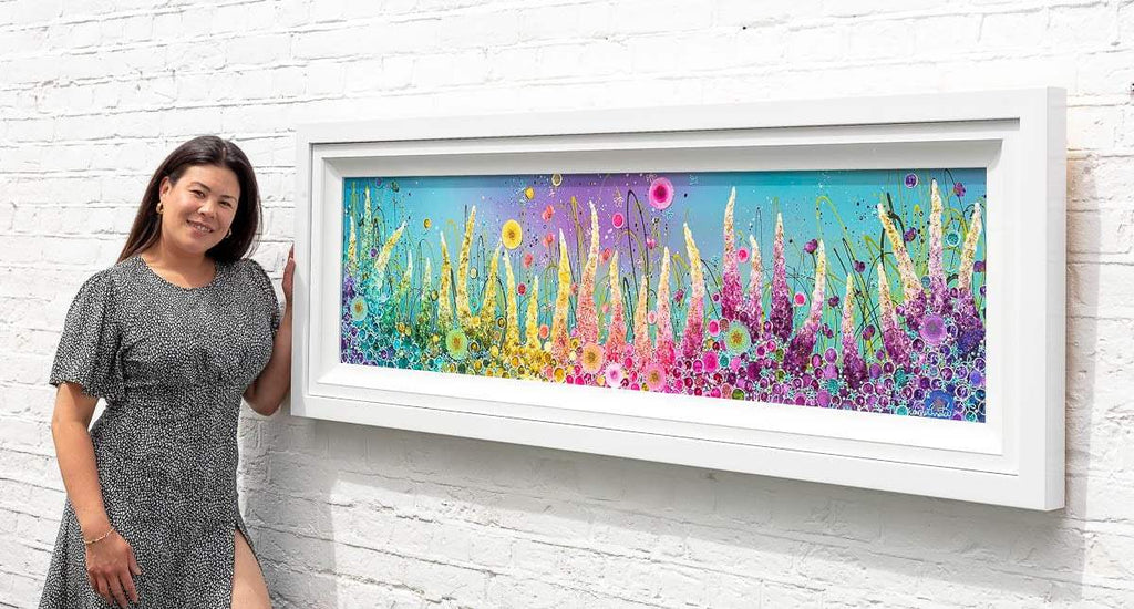 Caressed By Your Kisses - Original - SOLD by artist Leanne Christie - Wyecliffe Galleries