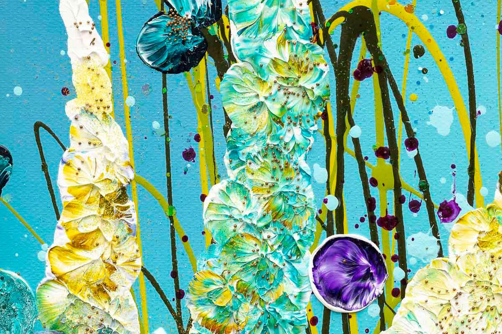 Caressed By Your Kisses - Original - SOLD by artist Leanne Christie - Wyecliffe Galleries