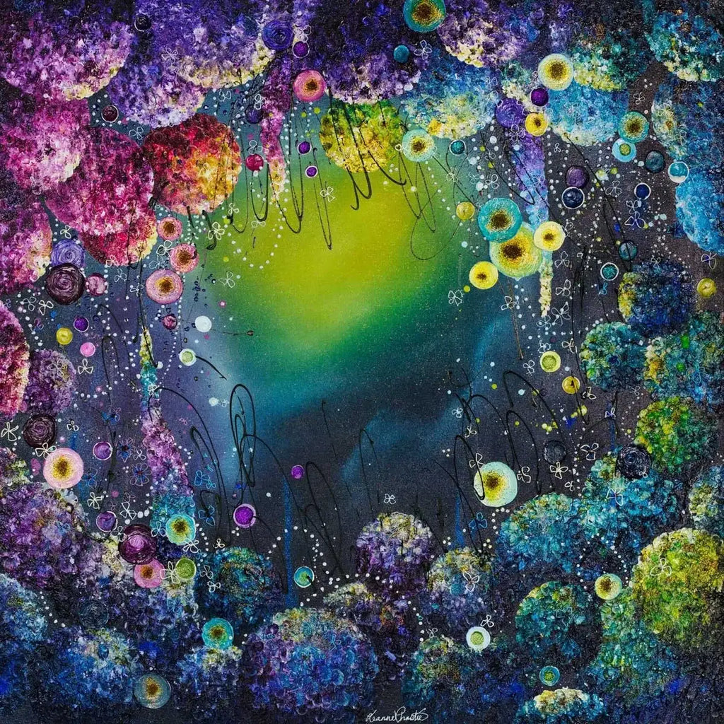 Clair de Lune - Original - SOLD by artist Leanne Christie - Wyecliffe Galleries