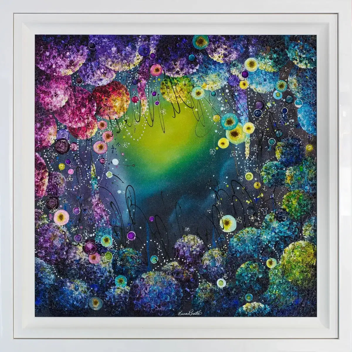 Clair de Lune - Original - SOLD by artist Leanne Christie - Wyecliffe Galleries