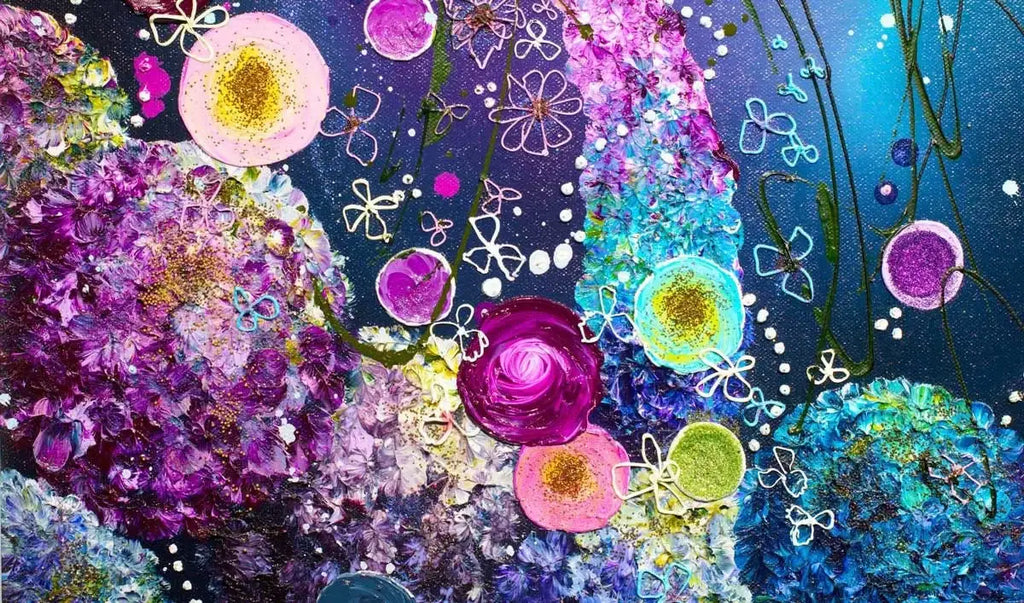 Clair de Lune - Original - SOLD by artist Leanne Christie - Wyecliffe Galleries