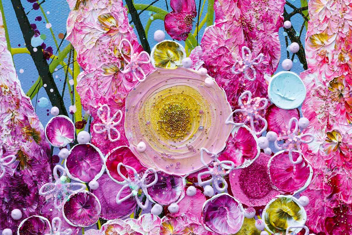 Eternity Of Rainbows - Original - SOLD by artist Leanne Christie - Wyecliffe Galleries