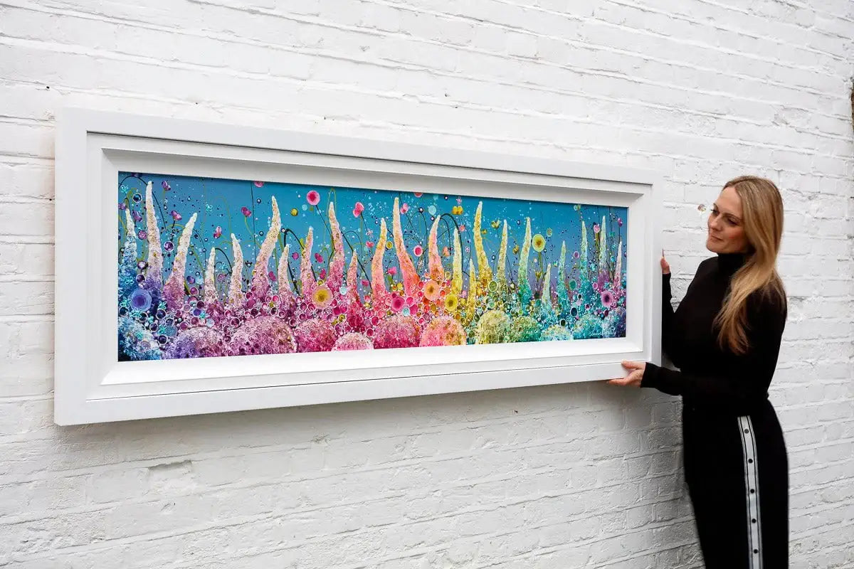 Eternity Of Rainbows - Original - SOLD by artist Leanne Christie - Wyecliffe Galleries