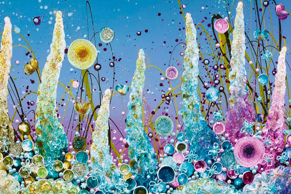 Eternity Of Rainbows - Original - SOLD by artist Leanne Christie - Wyecliffe Galleries