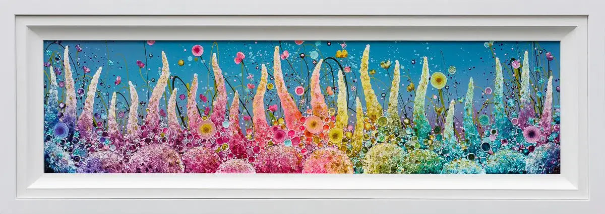 Eternity Of Rainbows - Original - SOLD by artist Leanne Christie - Wyecliffe Galleries