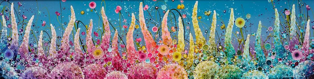 Eternity Of Rainbows - Original - SOLD by artist Leanne Christie - Wyecliffe Galleries