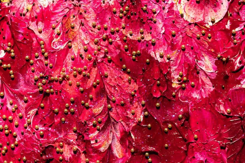 Beautiful Blooms - SOLD by artist Leanne Christie - Wyecliffe Galleries