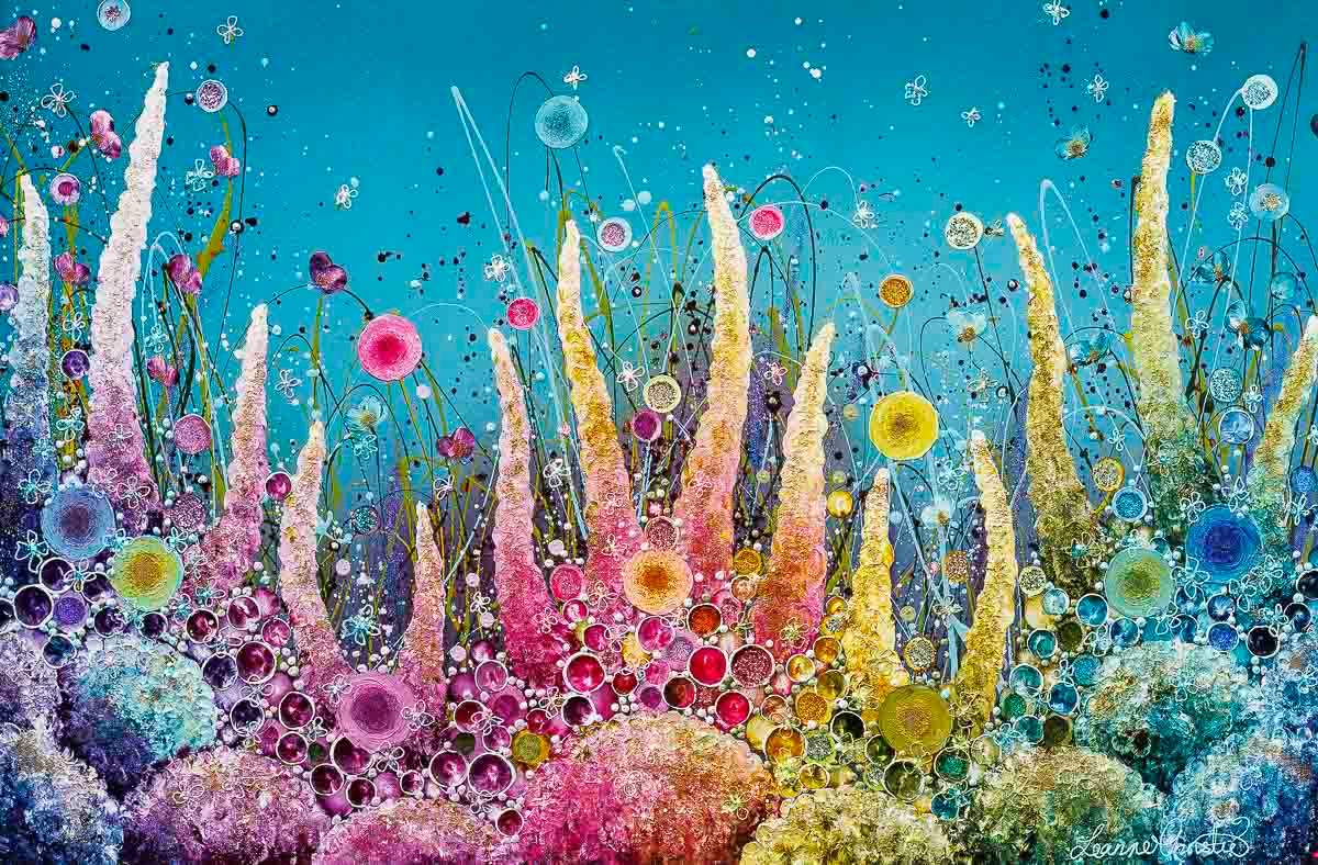 Give My Heart Hope - Original - SOLD by artist Leanne Christie - Wyecliffe Galleries