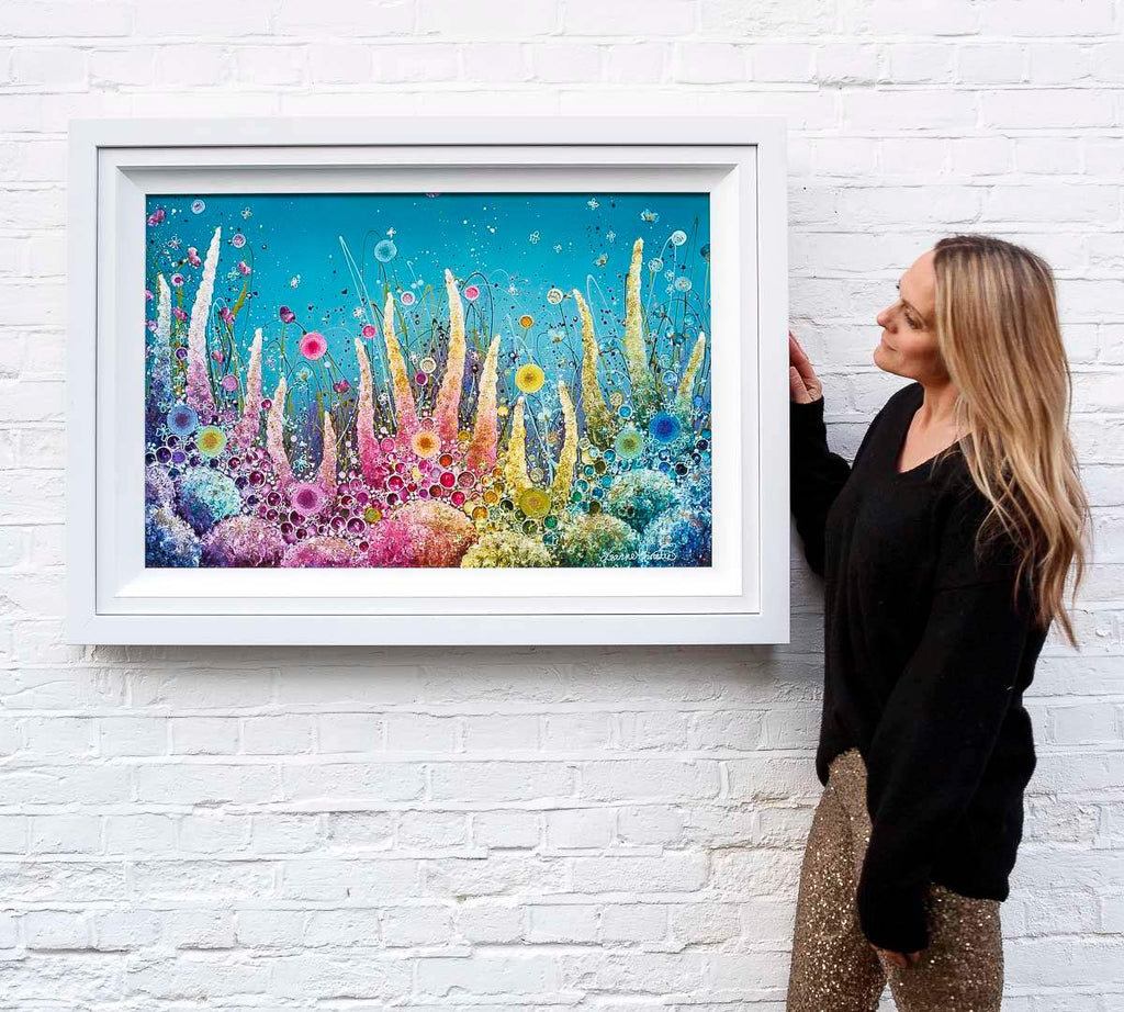 Give My Heart Hope - Original - SOLD by artist Leanne Christie - Wyecliffe Galleries