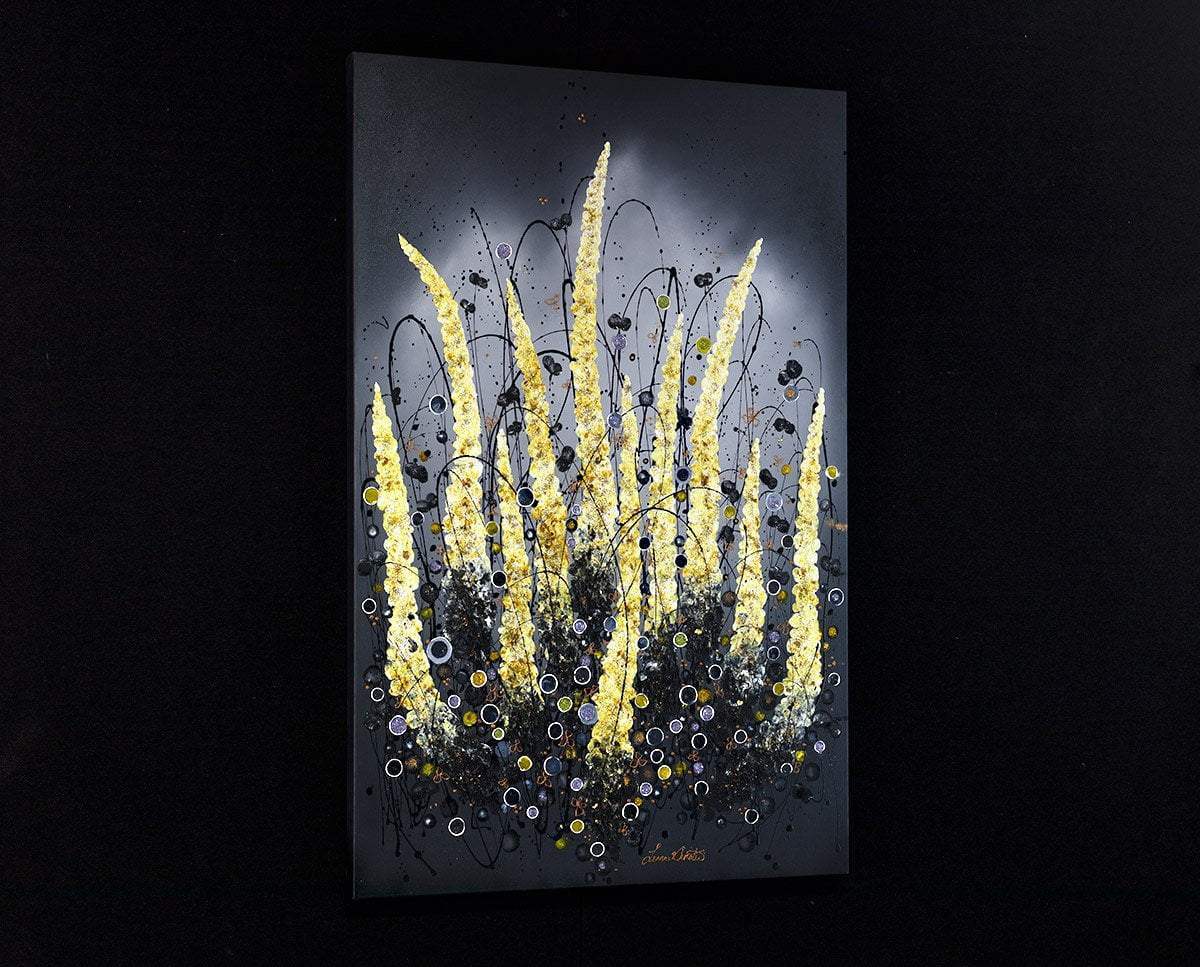 Golden Shimmer - Original - SOLD by artist Leanne Christie - Wyecliffe Galleries