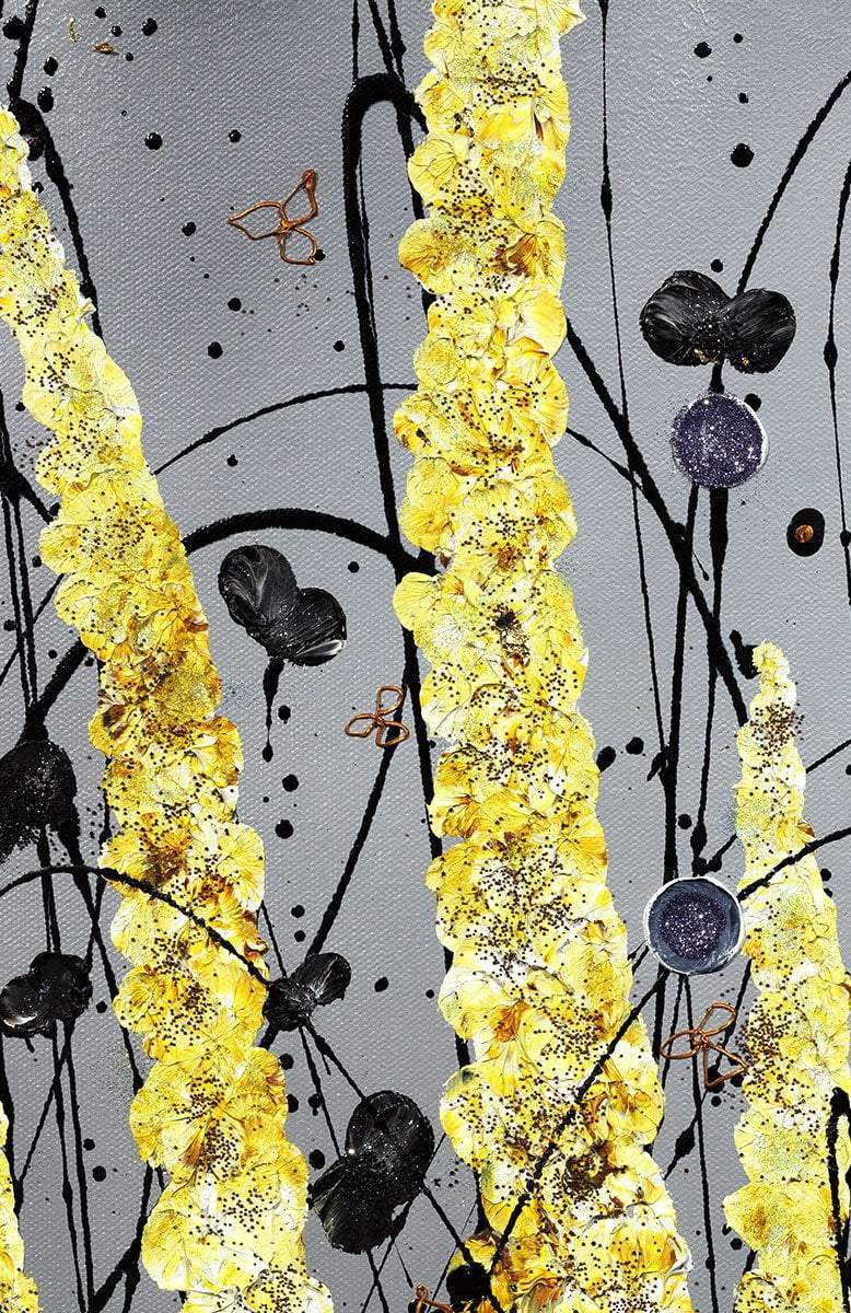 Golden Shimmer - Original - SOLD by artist Leanne Christie - Wyecliffe Galleries