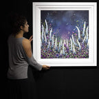 Indigo Skies - Original - SOLD by artist Leanne Christie - Wyecliffe Galleries