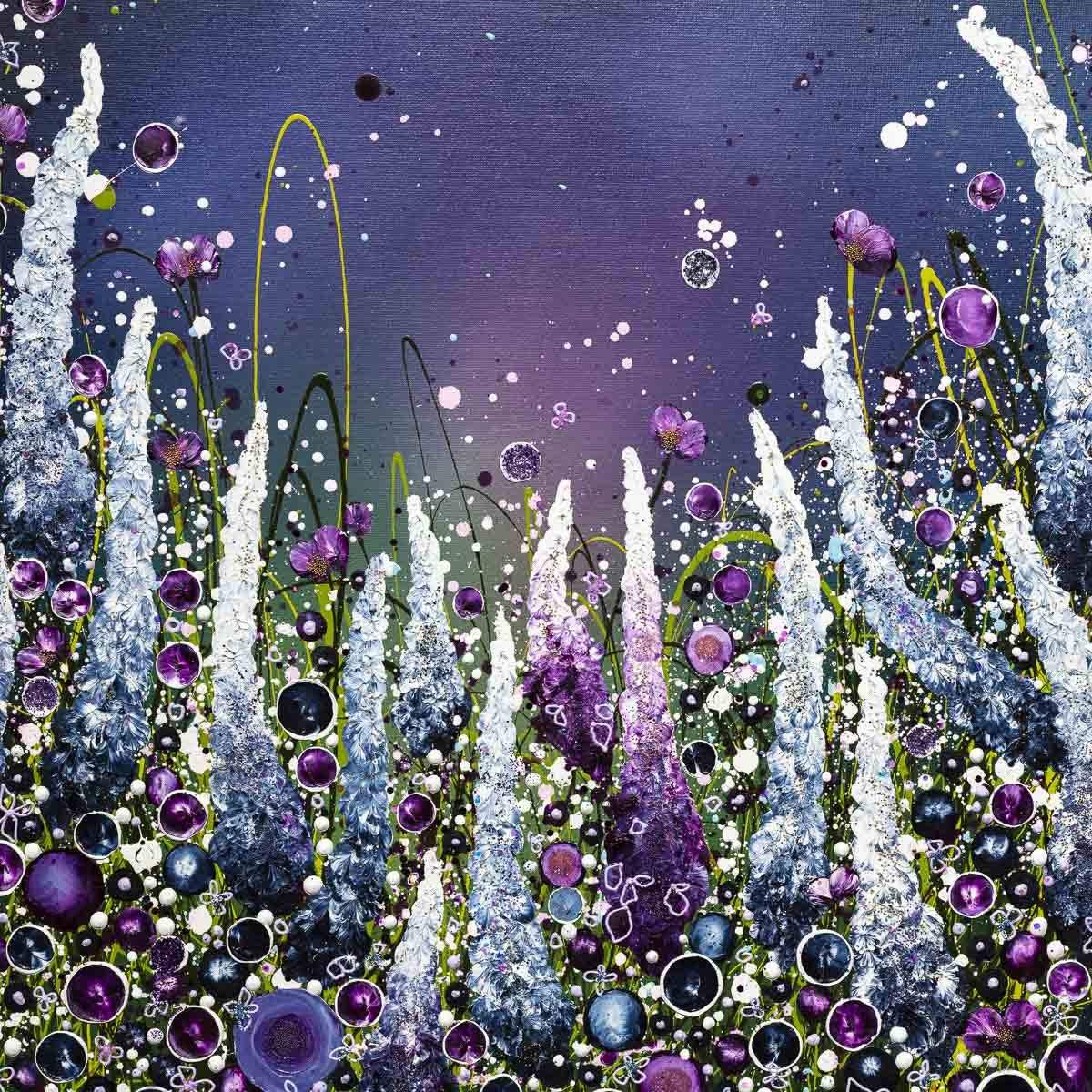 Indigo Skies - Original - SOLD by artist Leanne Christie - Wyecliffe Galleries