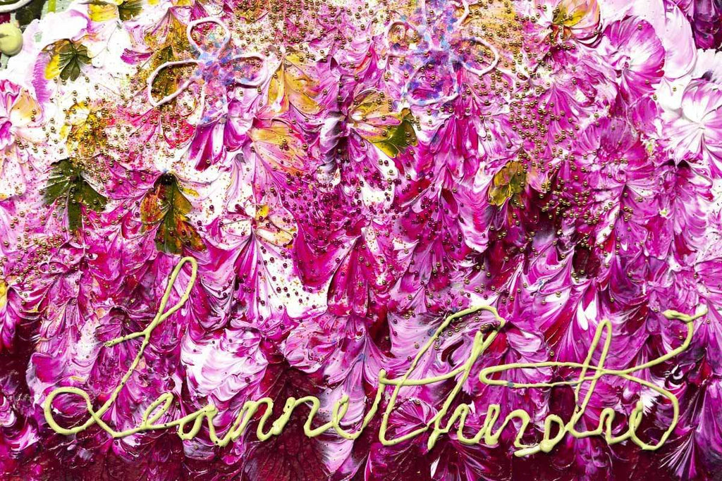 Je T'aime Pour Toujours - Original - SOLD by artist Leanne Christie - Wyecliffe Galleries