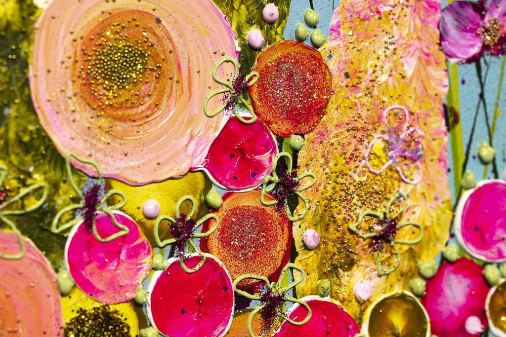 Je T'aime Pour Toujours - Original - SOLD by artist Leanne Christie - Wyecliffe Galleries