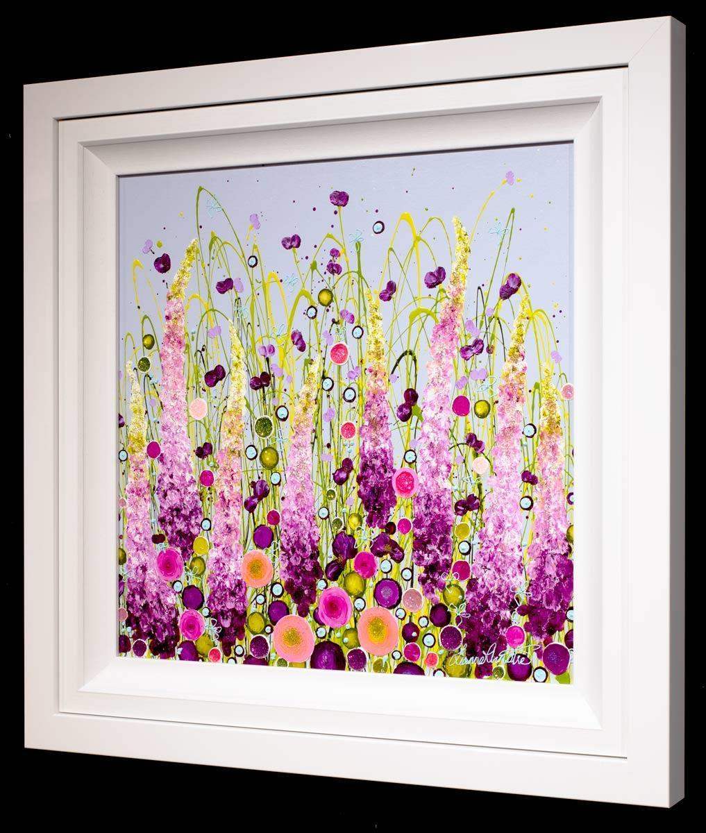 Larkspur Fancy - SOLD by artist Leanne Christie - Wyecliffe Galleries