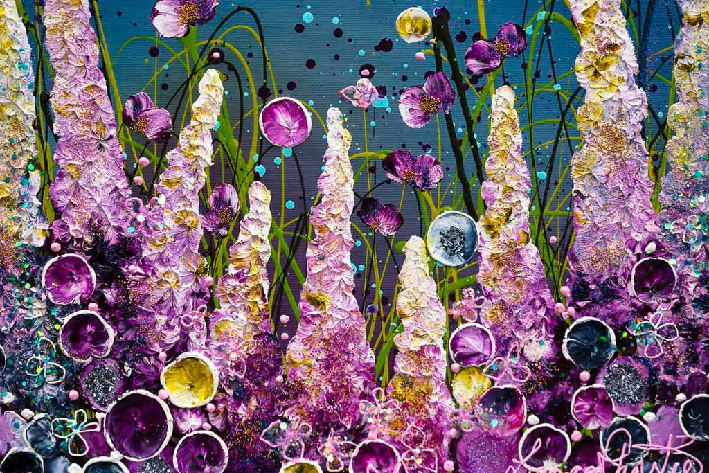 Love Found Us - Original SOLD by artist Leanne Christie - Wyecliffe Galleries