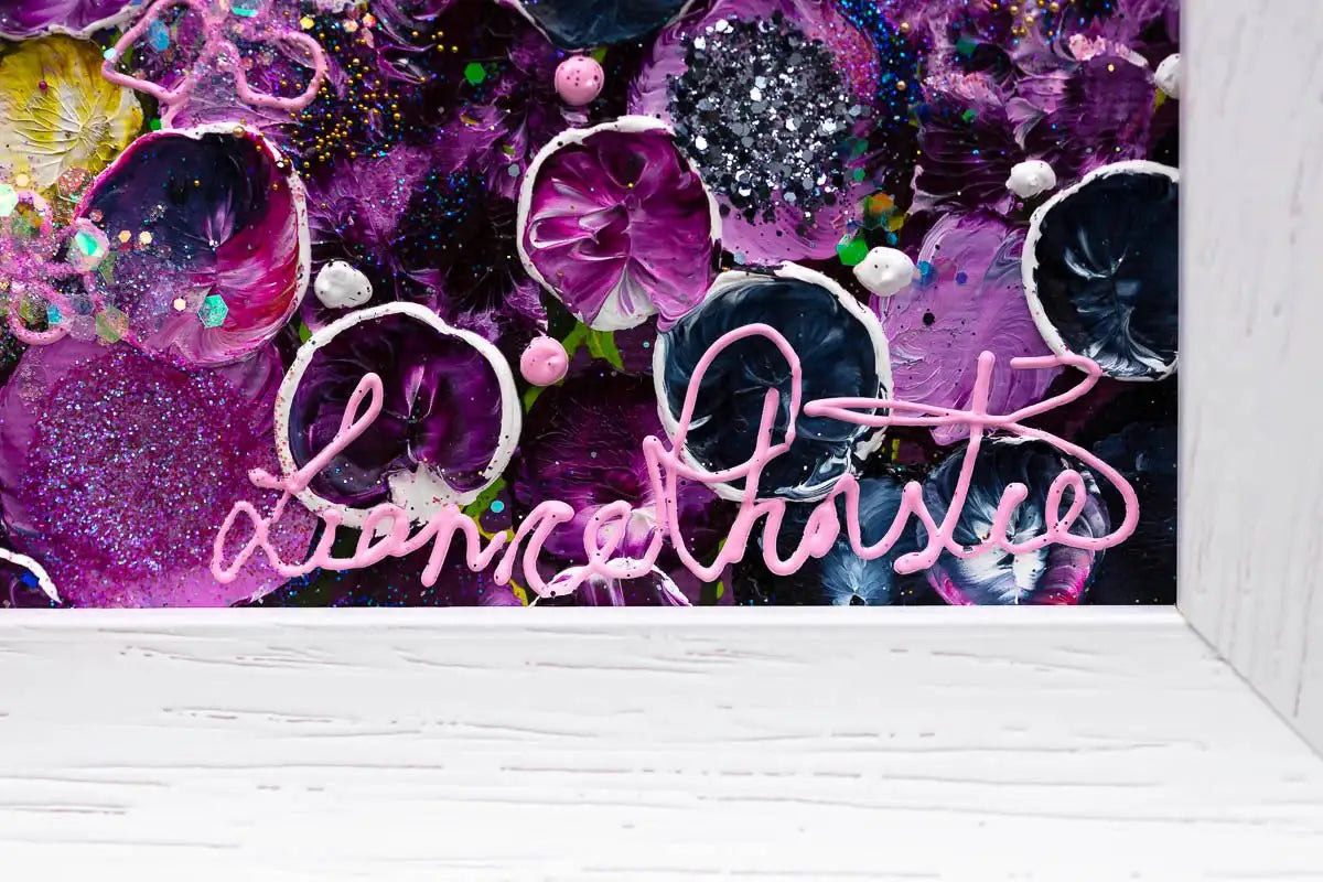 Love Found Us - Original SOLD by artist Leanne Christie - Wyecliffe Galleries