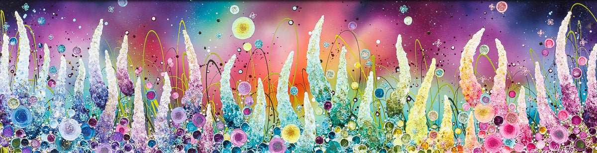 Love Gives Us A Fairytale - Original - SOLD by artist Leanne Christie - Wyecliffe Galleries
