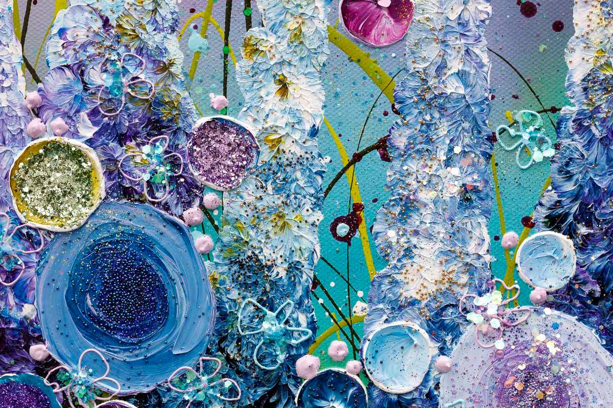 Love Gives Us A Fairytale - Original - SOLD by artist Leanne Christie - Wyecliffe Galleries