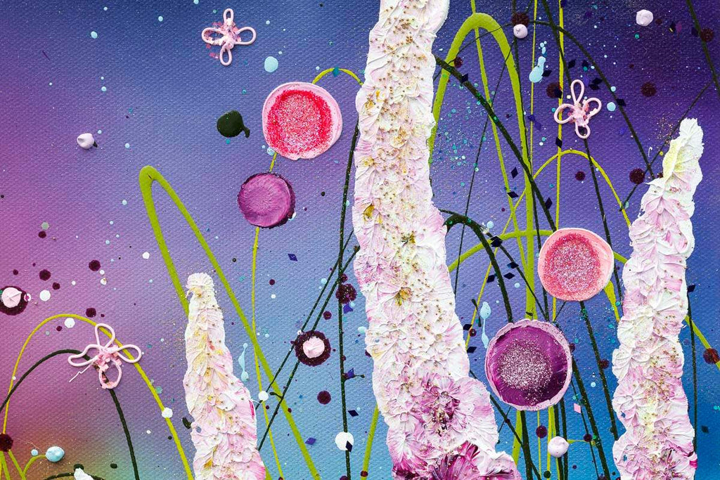 Love Gives Us A Fairytale - Original - SOLD by artist Leanne Christie - Wyecliffe Galleries