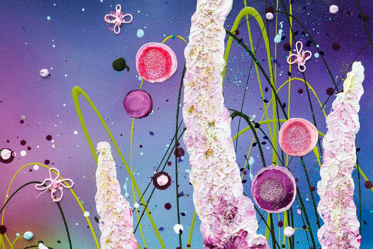 Love Gives Us A Fairytale - Original - SOLD by artist Leanne Christie - Wyecliffe Galleries