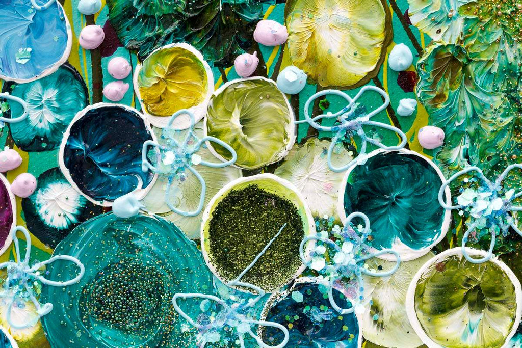 Love Gives Us A Fairytale - Original - SOLD by artist Leanne Christie - Wyecliffe Galleries