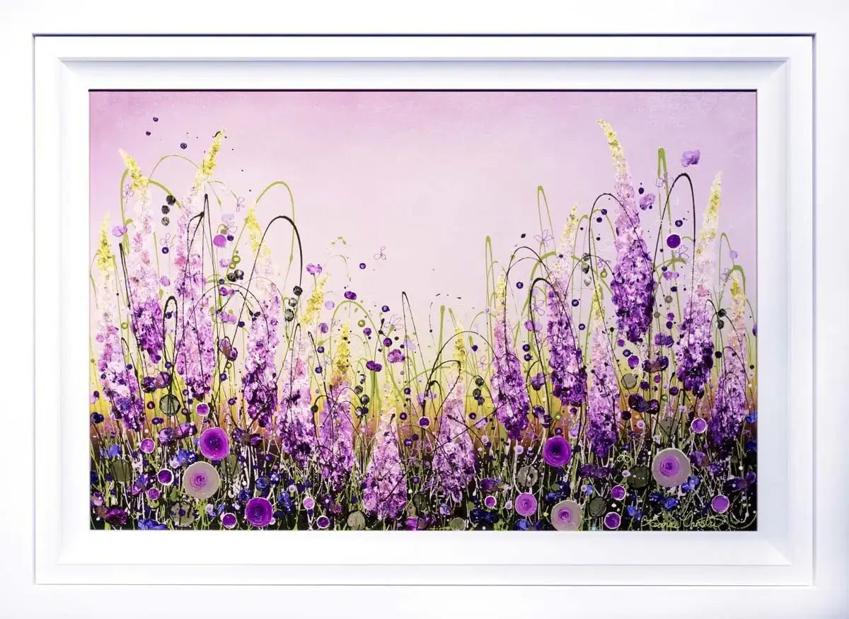 Romance in the Meadow - SOLD by artist Leanne Christie - Wyecliffe Galleries