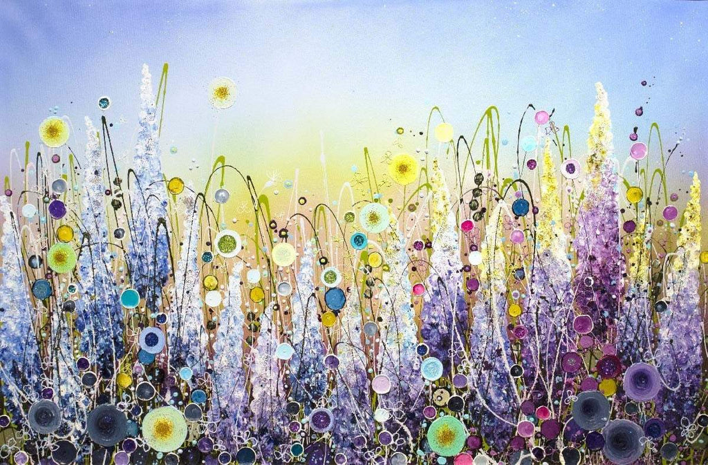 Sparkles in the Meadow - SOLD by artist Leanne Christie - Wyecliffe Galleries
