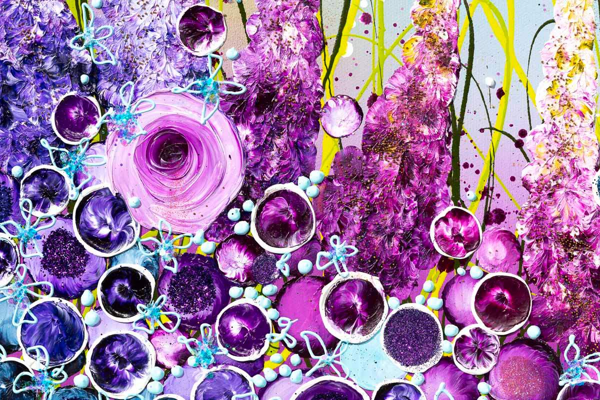 Wonderful Kind Of Crazy - Original - SOLD by artist Leanne Christie - Wyecliffe Galleries