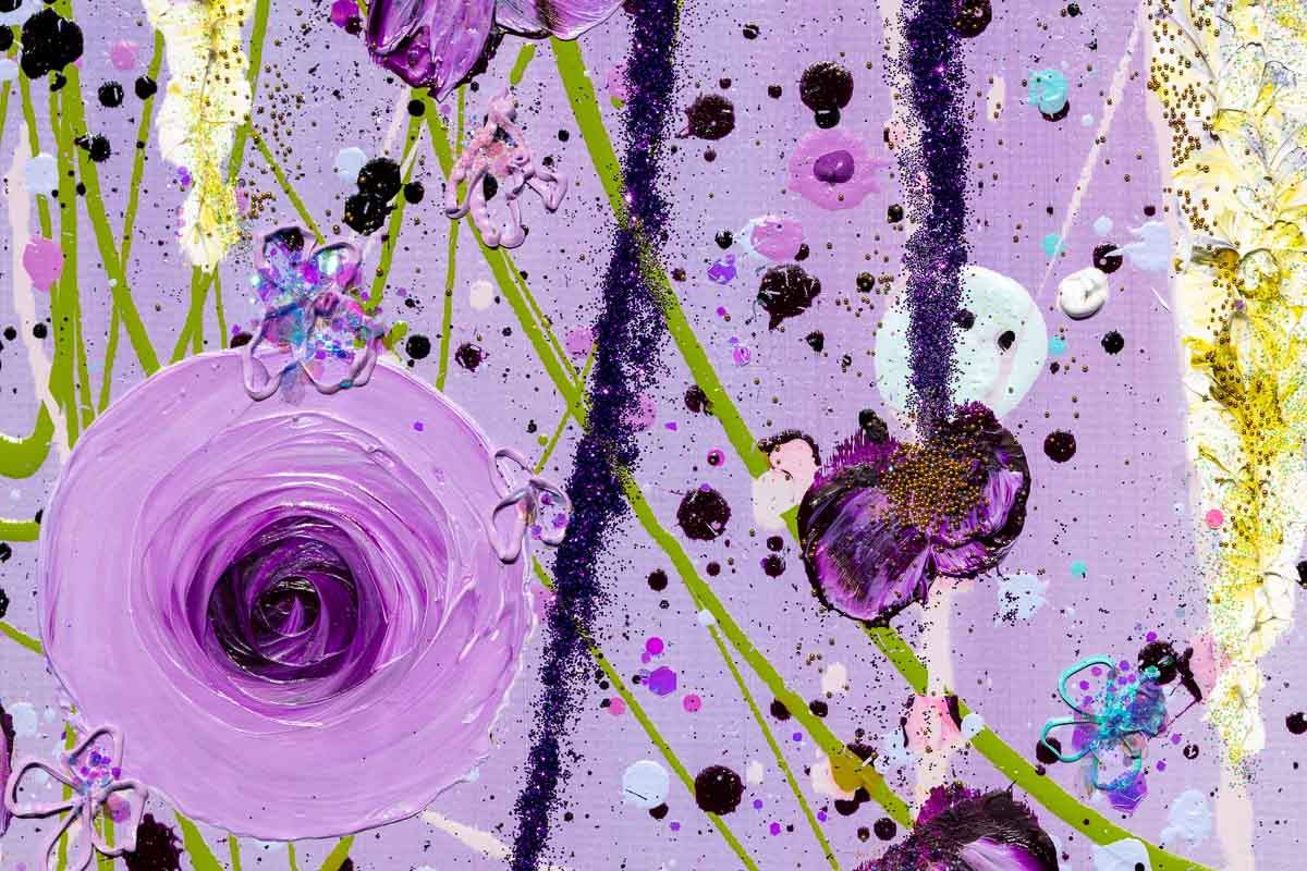 You Make Me Believe Anything - Original - SOLD by artist Leanne Christie - Wyecliffe Galleries