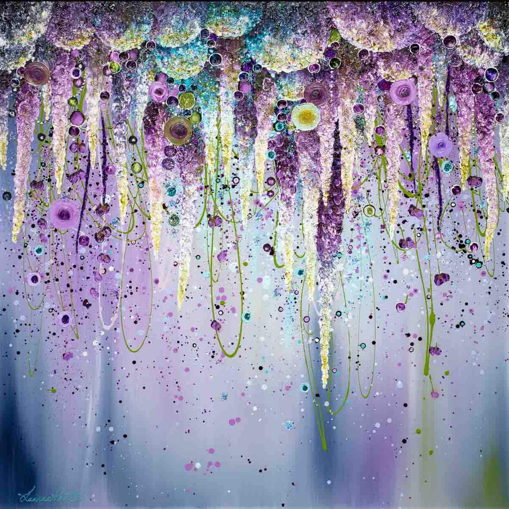 You Make Me Believe Anything - Original - SOLD by artist Leanne Christie - Wyecliffe Galleries